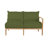 Santa Barbara Teak Outdoor Right Arm Facing Sectional Sofa-110920366-48656511-63326307