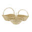 Ensemble de 3 paniers en osier/rotin Fireside