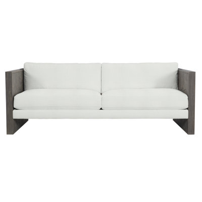 Madura 85.5" Wide Outdoor Teak Patio Sofa with Cushions