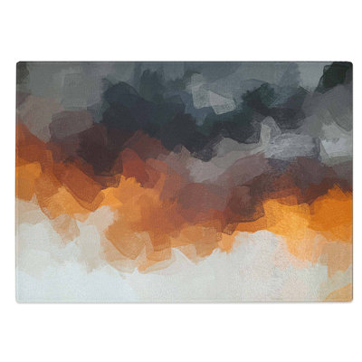 Glass Mood of The Clouds in Abstract Chopping Board
