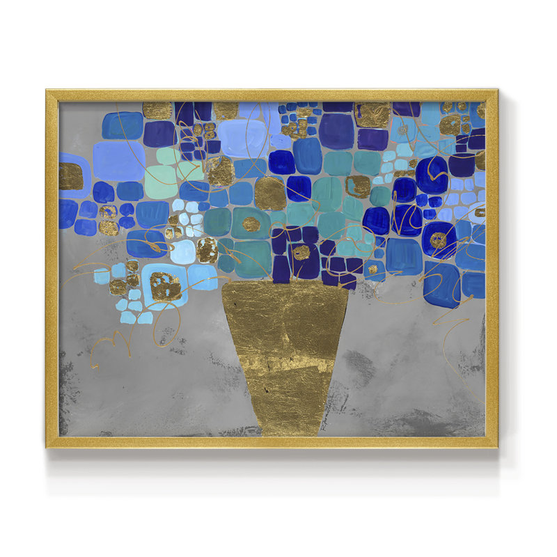 Blue Love -Framed Print - Restickable