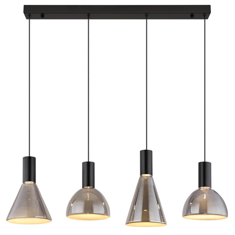 Veronica 1 - Light Matte Black LED Pendant