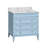 Frankfurt 36" Single Bathroom Vanity with Powder Blue Cabinet and Carrara Marble Countertop-1667135195-1667135192