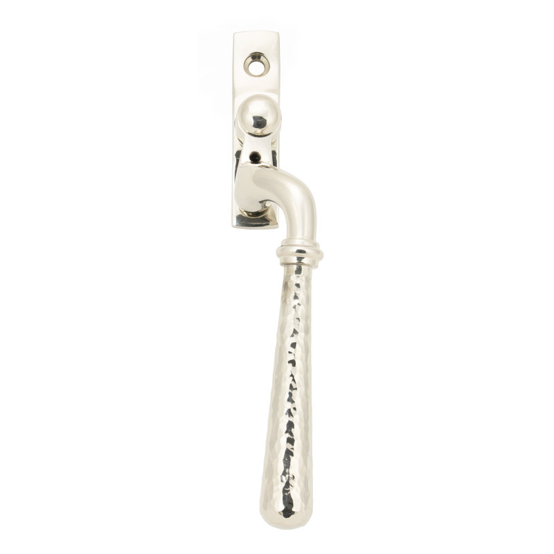 Hammered Newbury Espag Door Accessory, Polished Nickel