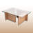 Rectangle Tempered Glass Coffee Table-93876577-93876591