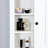 20.46x5.58x20 Inch Bathroom Cabinet With Door, White , Enticing Style, Waterproof , Easy Assembly, Adjustable Shelf, Ideal Over Toilet Storage For Bathroom, Office, Kitchen, Bedroom Alluring Design,