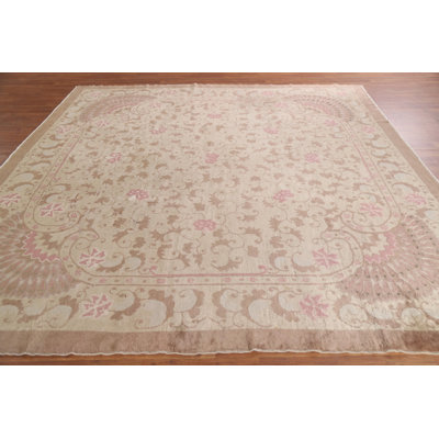 Tapis carrée Art Deco 9 x 9