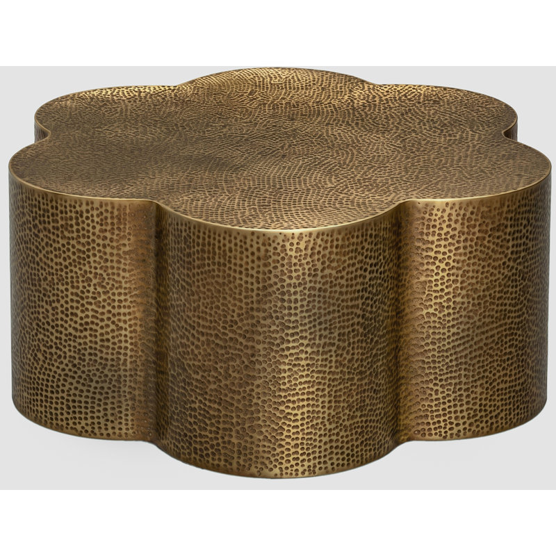 Table basse Lotus, Laiton