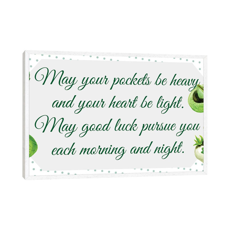 St. Patrick's Day Collection C by Melissa Wang - Gallery-Wrapped Canvas Giclée on Canvas, 66.04 cm H x 45.72 cm W