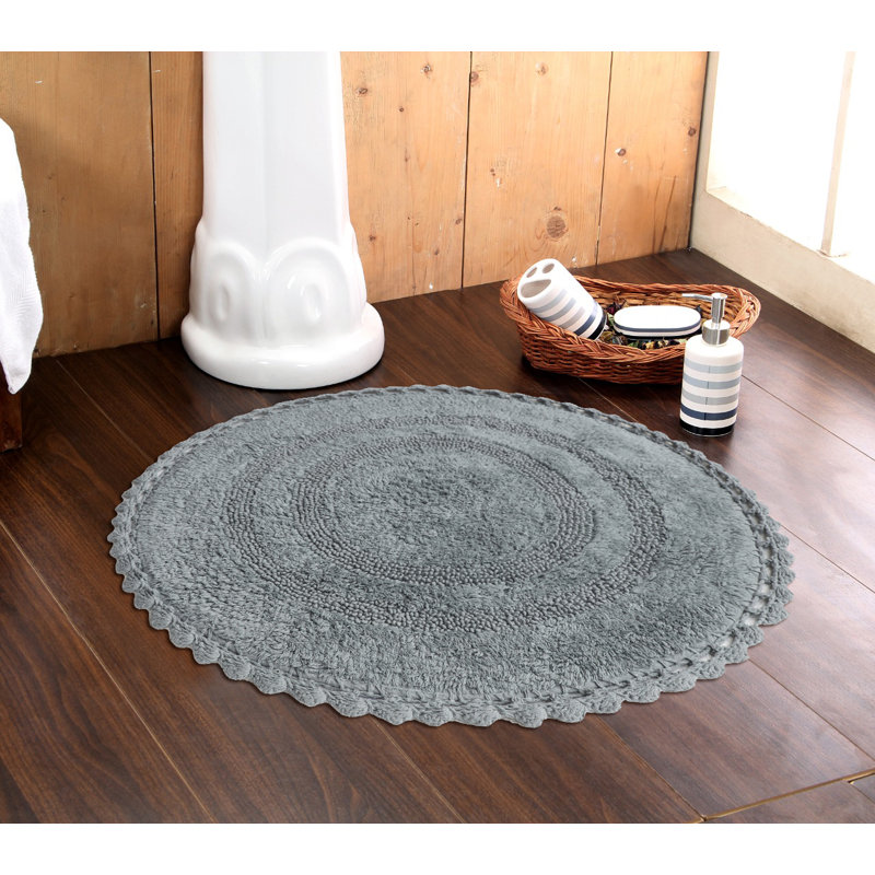 Tapis pour salle de bain Akiera Luna, Gris
