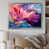 Impression argent sur toile encadrée