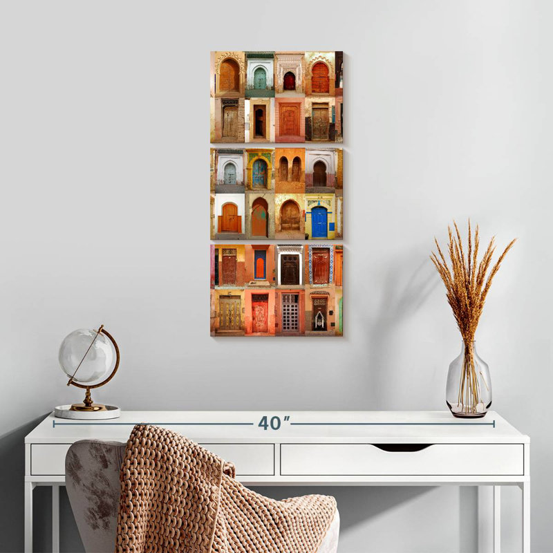 Portes marocaines, H 27 po x l 12 po
