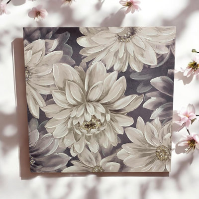 White Flower - Wrapped Canvas Print