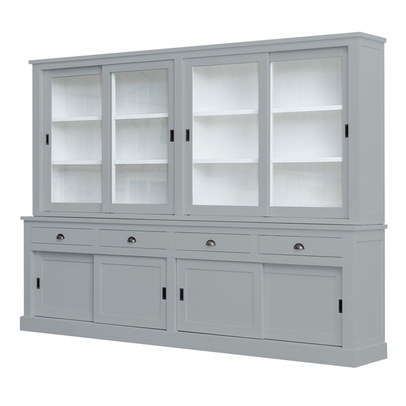 Butler Display Cabinet, Window Grey 