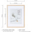 Cadre photo Niambh Latitude Run 11 X 14, cadre pour affiche en bois noir avec passe-partout 8 X 10 et plateau de table avec drap en plexi (un paquet)-448551106-448551132