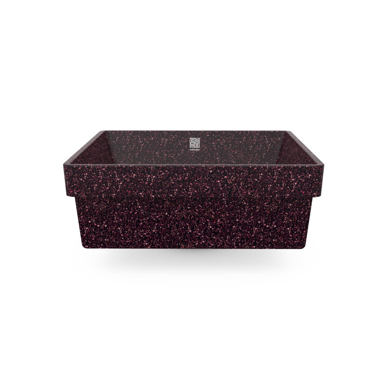 Cube40 15.75'' L Bathroom Sink, Berry