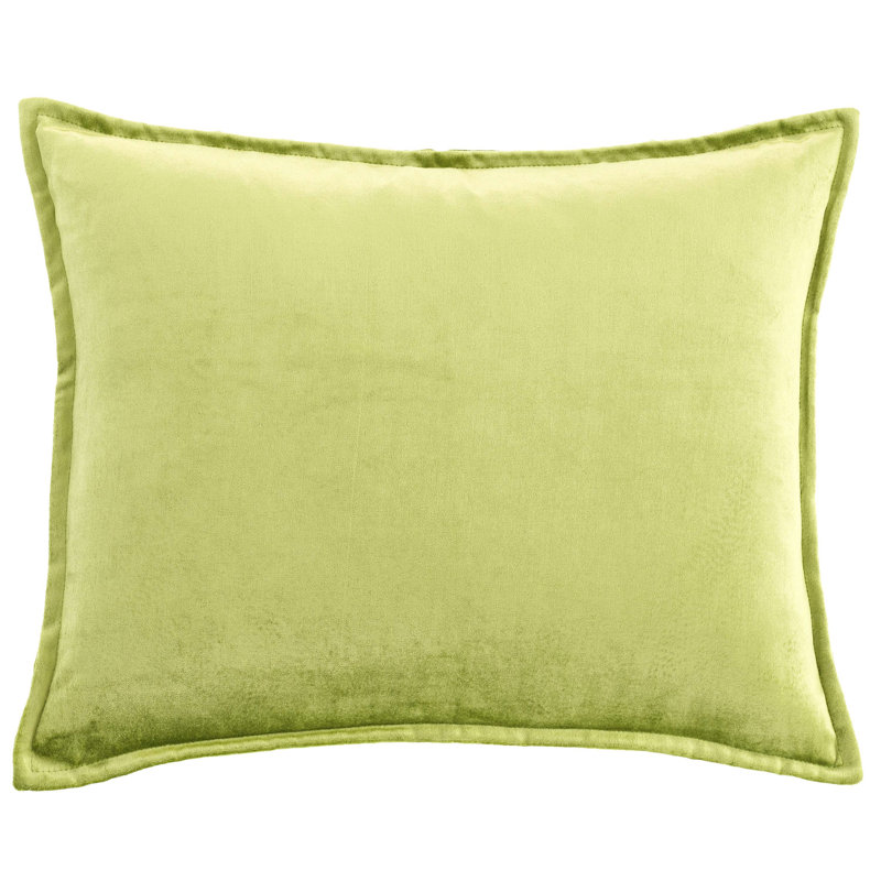 Panne Lumbar Pillow Cover, Chartreuse