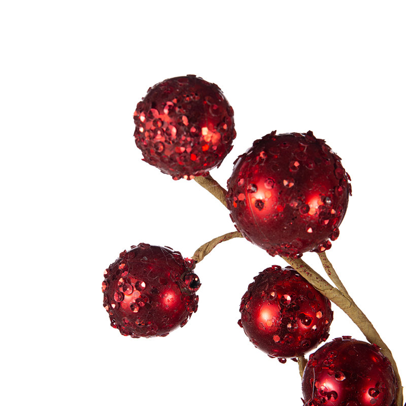 Ensemble de 8 balles H 27 po, Rouge