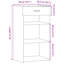 Quantesha 50cm Sideboard-1124113348