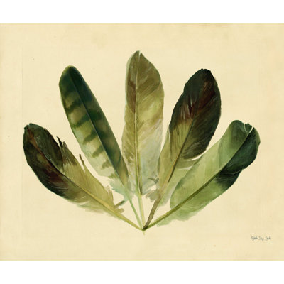 Cinq plumes - impression sur toile tendue