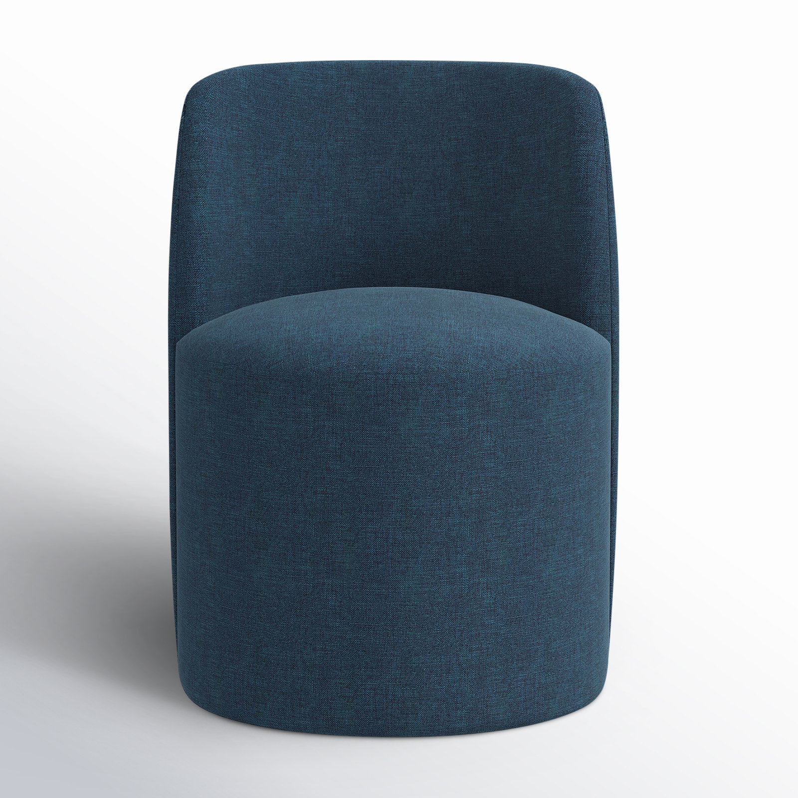 Begonia Dining Chair, Zuma Navy Textured Linen