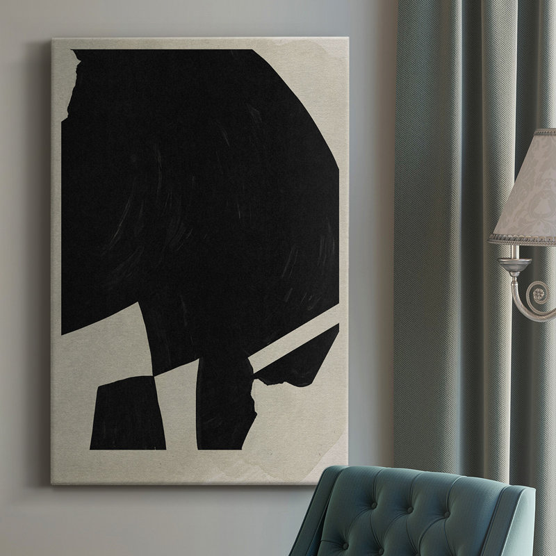 Grand graphique II - peinture sur toile tendue, H 27 po x l 16 po x P 1 po