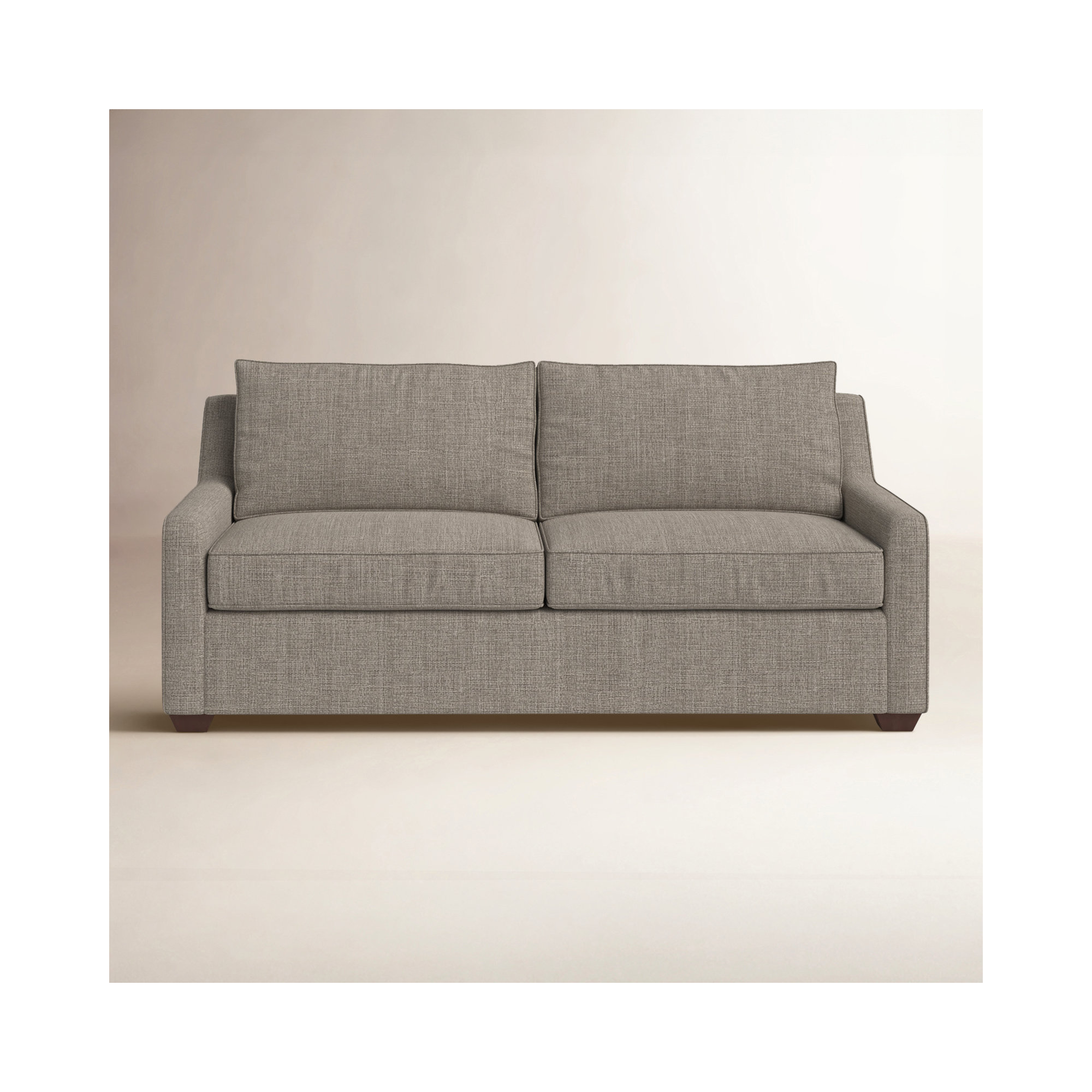 Gemi 72'' Upholstered Sleeper Sofa, Macc Vanilla