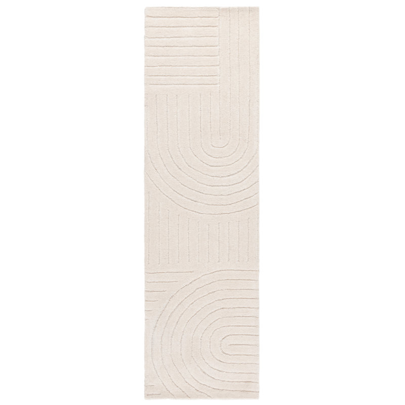 Tapis ivoire Mykonos 404, Tapis de couloir 2 pi 3 po x 8 pi