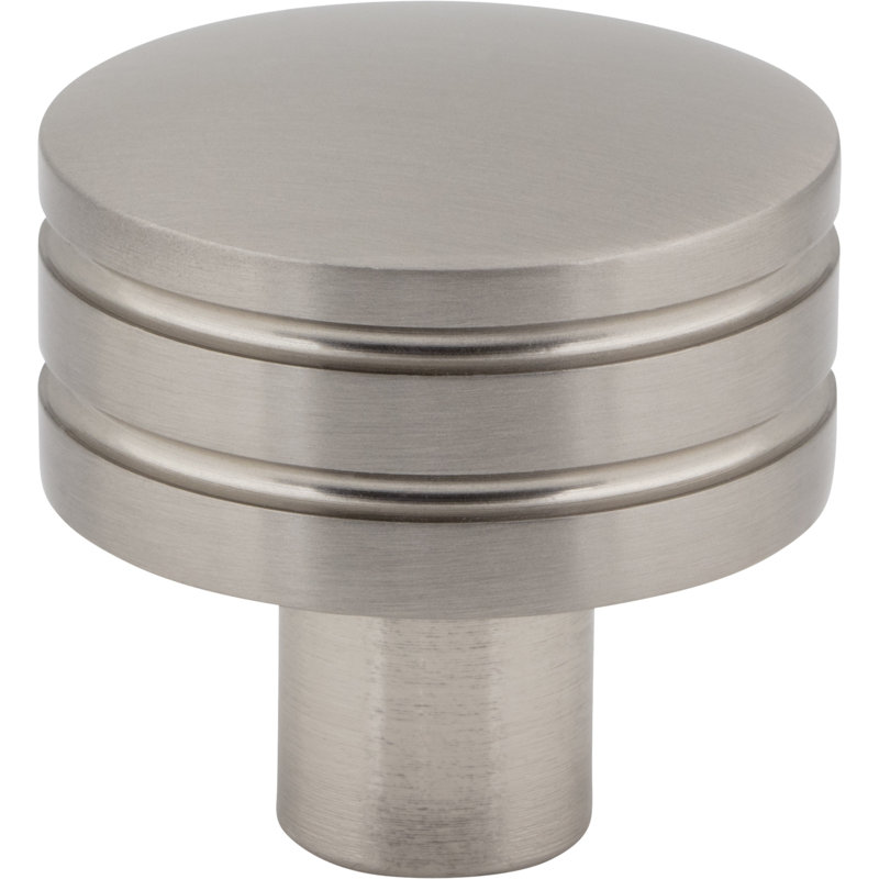 Griffith 1.25" Diameter Mushroom Knob, Brushed Nickel