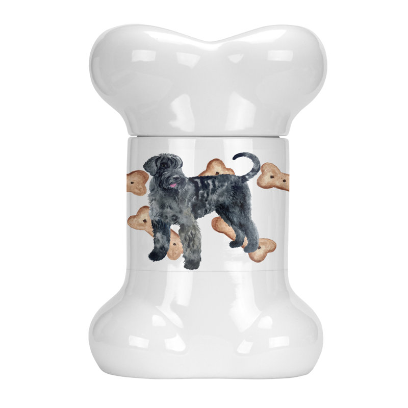 Pot à animaux en forme d’os géant schnauzer