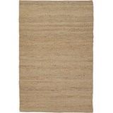 Zola Hand Loomed Modern Area Rug in Natural Tan