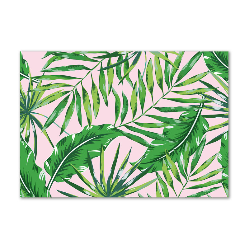 Tropical Leaves - Wrapped Canvas Print