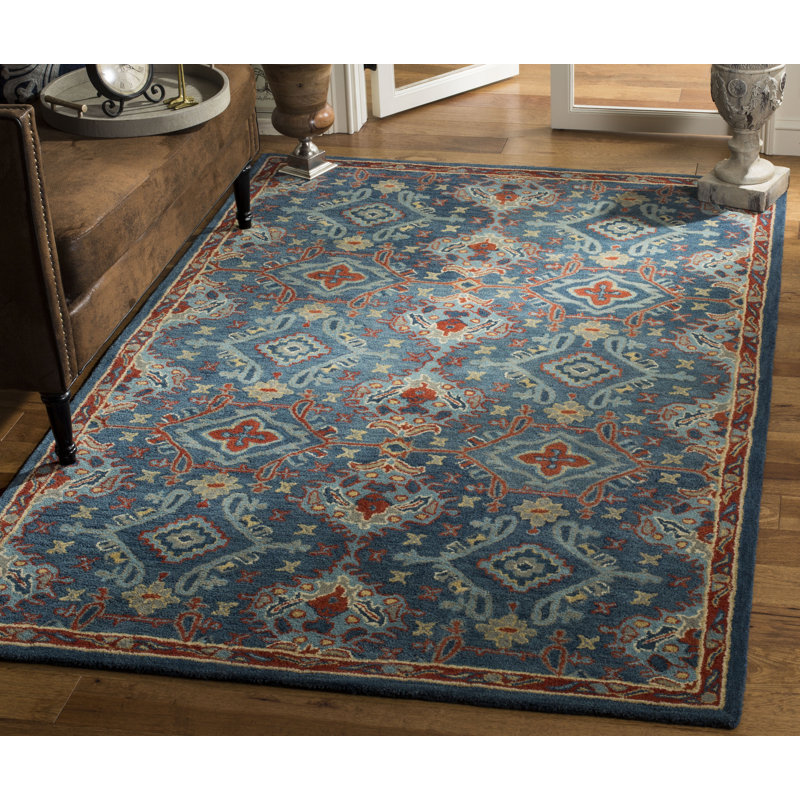 Wahcheechee Hand Tufted Wool Oriental Rug, Rectangle 8' x 10'