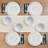Pfaltzgraff Jules 12-Piece Porcelain Dinnerware Set, Service for 4