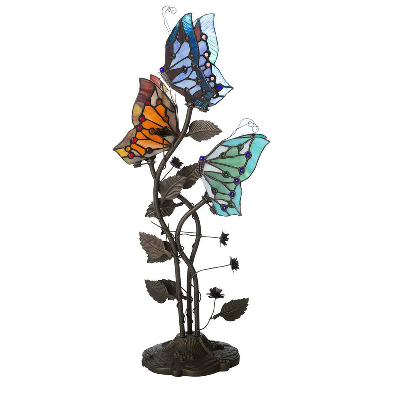 Lampe de table noire 23,5 po
