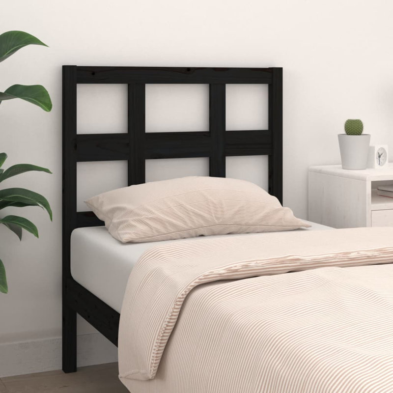 Solid Wood Slat Headboard, 100cm H x 185.5cm W, Grey