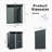 5Ft X 3Ft Outdoor Metal Storage Shed Transparent Plate-123283098