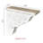 Vintage Farmhouse Brackets,White Wood Brackets for Shelf, Pair of Corbels, Shabby Corbels Brackets for Shelf Wall Decor-128553979