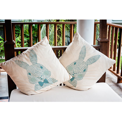 Outdoor Reversible Throw Pillow