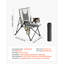 Chaise chauffante de camping