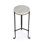 Freya Marble and Iron Round 11.5"W Side Table