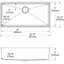 Crosstown 36.5" x 18.5" Undermount Kitchen Sink with Grid and Drain Assembly