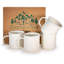 Rolled Black Rim Mug Set/4-1870558320