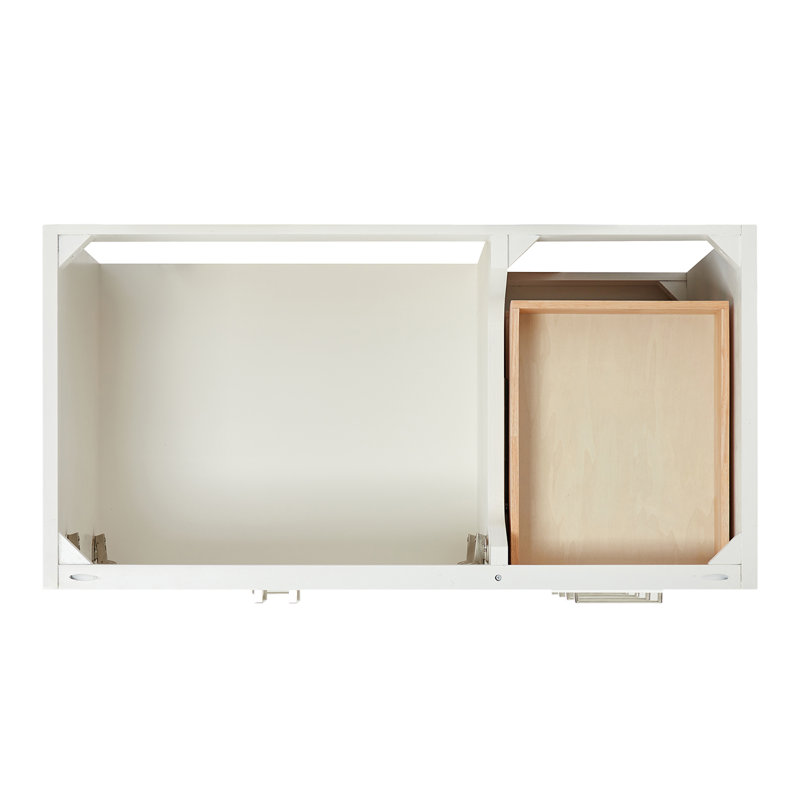 Stafford 42.75'' W Single Bathroom Vanity Base, White