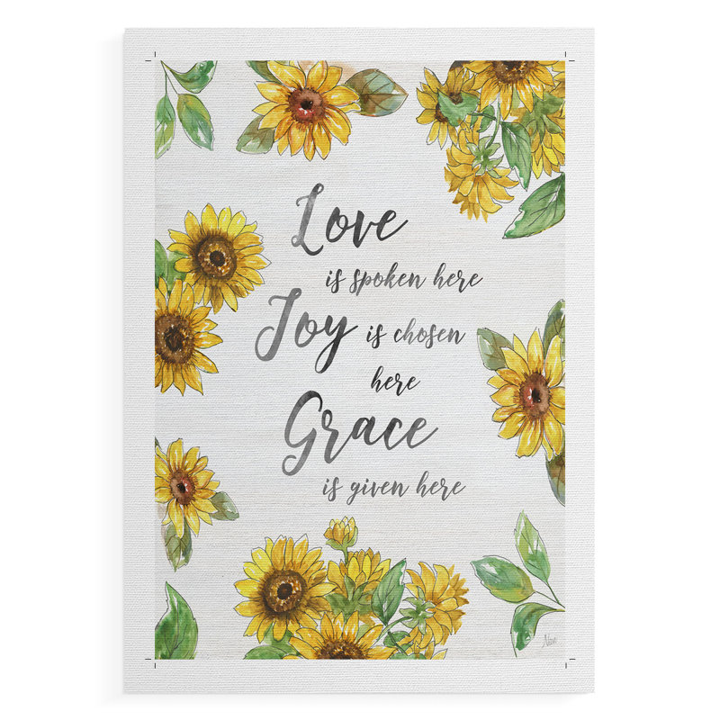 Grace Grace Here - Impression sur toile seulement - NON-CADRE