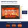 Abiud 44" Electric Fireplace w/ Mantel, Dancing Flame Effect & Stacked Stone Surround, Remote Control Timer