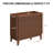 36" Mid-Century Modern Single Bathroom Vanity Base