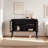 Modern Black Solid Wood Sideboard