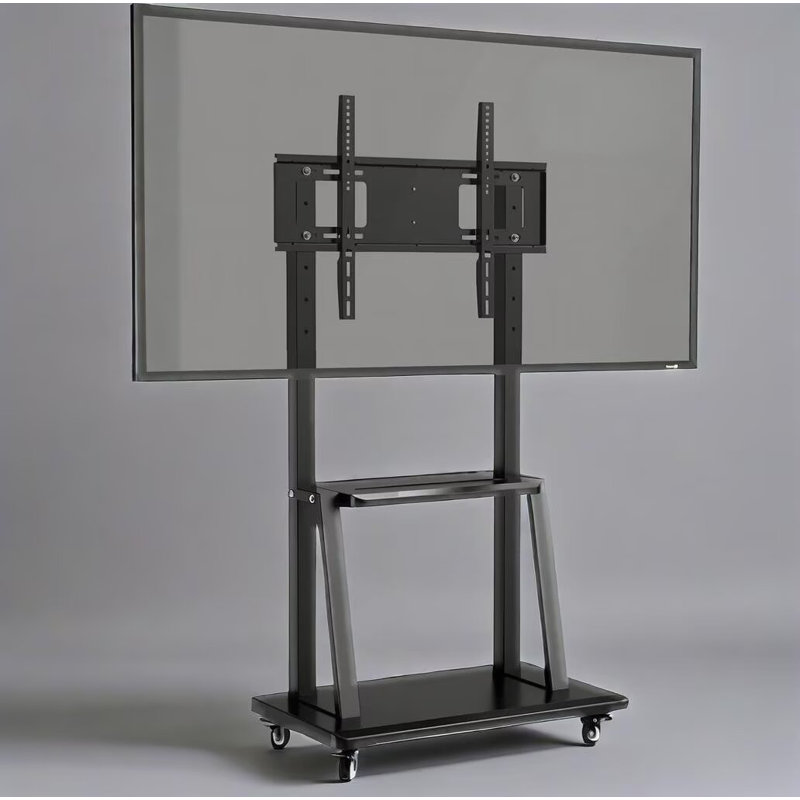 Support de plancher intelligent JYXCN pour bureau à domicile | 32 à 70 pouces, roues pivotantes, profil peu encombrant