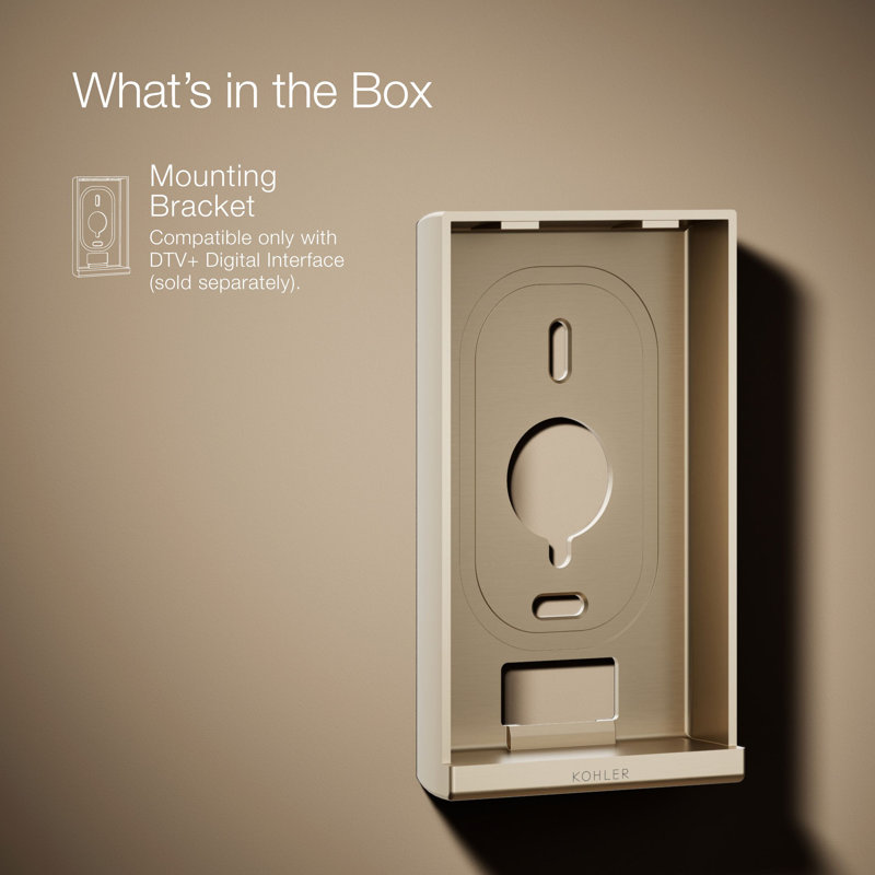 Dtv+ Interface Mounting Bracket, Brushed Bronze